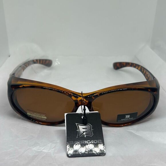 Barricade Tortoise Fit Over Oval Sunglasses – Model PZ-BAR615 - Picture 3 of 3